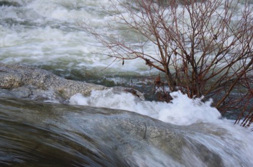 Samux çayından sel keçib, Gədəbəyə dolu düşüb