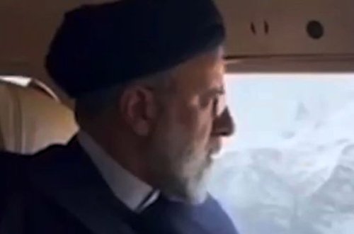 Раиси сняли на видео незадолго до жёсткой посадки его вертолёта
