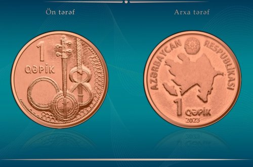 Azərbaycanda tədavülə yenilənmiş metal pul nişanları buraxılıb