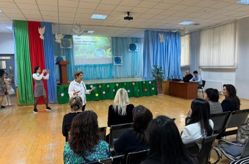 Nəsimi rayonunda “Yaşıl dünya naminə həmrəylik ili” çərçivəsində məktəblilər arasında aparılan müsabiqənin qalibləri elan edildi