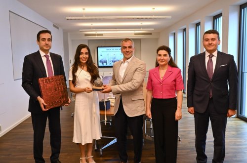 Leyla Əliyeva Berlində işgüzar səfərdə olub