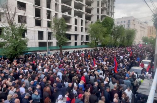 İrəvanda etiraz aksiyası zamanı 67 nəfər saxlanılıb