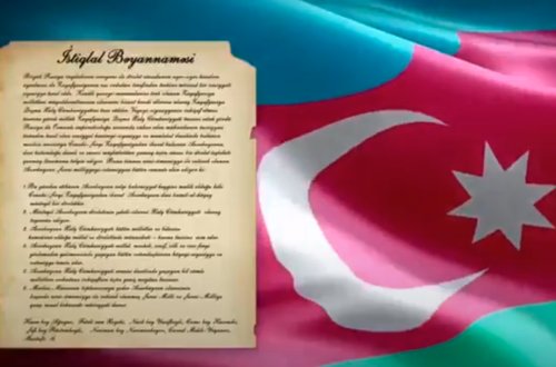 İstiqlal Bəyannaməsi müasir müstəqil Azərbaycanın dövlətçilik ənənələrinin əsasını qoydu ŞƏRH