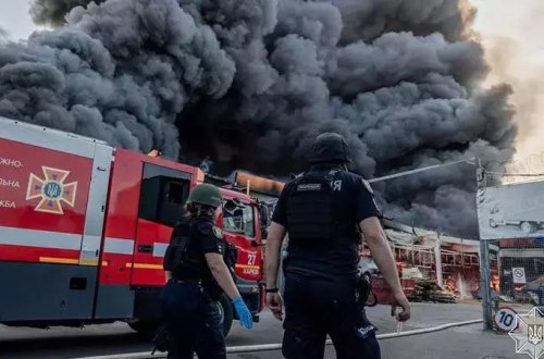 Rusiya Xarkovda supermarketi vurdu