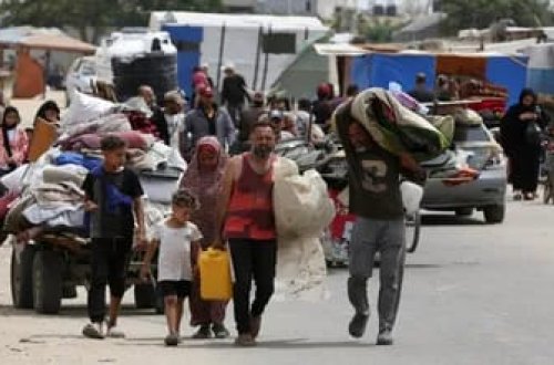 İsrail Rəfahdakı Fələstin çadırlarına ABŞ istehsalı olan bombalarla hücum edib