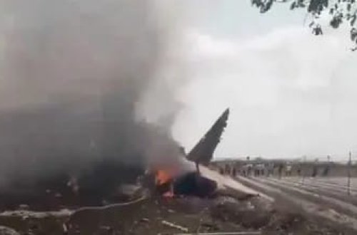 Hindistanda döyüş təyyarəsi qəzaya uğradı