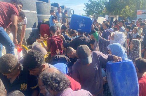 Qəzzada sutəmizləyici qurğular bağlanması nəticəsində insanlar susuz qalıb