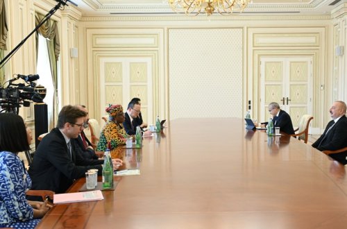 Prezident İlham Əliyev Ümumdünya Ticarət Təşkilatının baş direktorunu qəbul edib