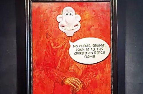 Kralın portretinə hücum edildi