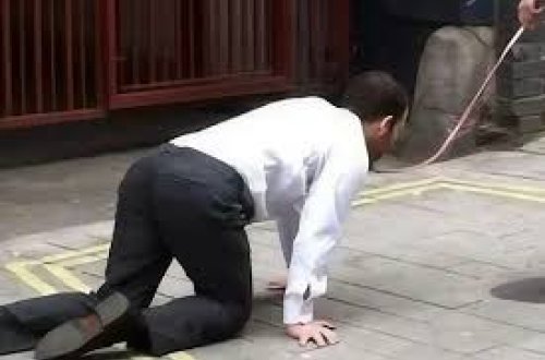 Boğazına ip bağlayıb qayınanasının ayağından öpdürdükləri şəxsin atası DANIŞDI - VİDEO