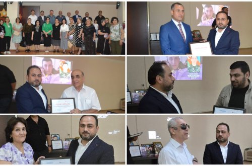 Şəhid Ülvi Həsənova həsr edilən tanıtım filmi təqdim edildi - MİNGƏÇEVİRDƏN FOTOLAR