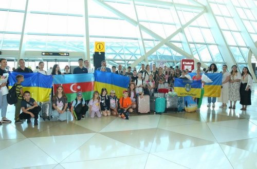 Ukraynadan daha 30 uşaq reabilitasiya xidmətləri üçün Azərbaycana gətirilib