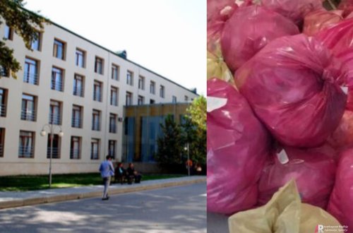 Mingəçevir Xəstəxanasının doğum şöbəsində təhlükəli mənzərə - Zibillər otağa yığılır (FOTO)