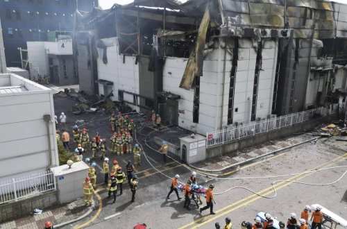 Cənubi Koreyada akkumulyator zavodunda yanğın: 20 ÖLÜ VAR