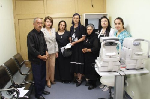 Zərifə Əliyeva adına Milli Oftalmologiya Mərkəzinin Səyyar Klinikası Gədəbəy rayonunda - FOTO