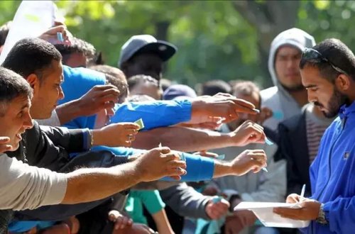 Almaniyaya xalis miqrasiya 55 faiz azalıb