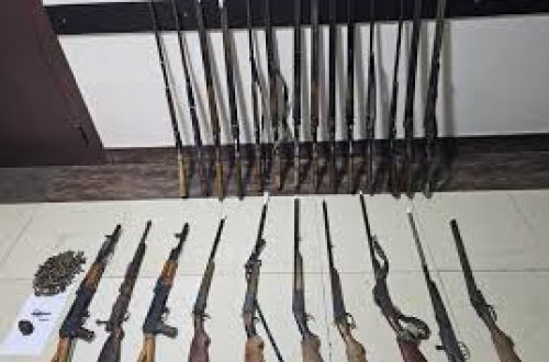 İmişlidə müxtəlif növ silah-sursat tapılıb