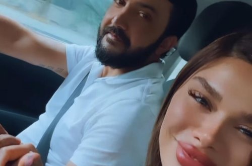 Aysun İsmayılova həyat yoldaşı ilə İstanbulda... - VİDEO