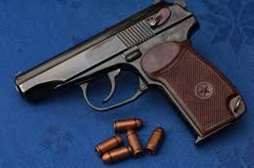 Saatlı sakinindən “Makarov” markalı tapança götürülüb