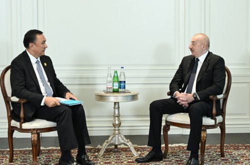 Prezident İlham Əliyev Şuşada Türk Dövlətləri Təşkilatının Baş katibini qəbul edib