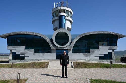 Prezident İlham Əliyev Xocalı hava limanında olub - YENİLƏNİB