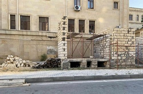 Xətai rayonunda 1 il öncə dayandırılan qanunsuz tikinti yenidən inşa edilir - FOTO
