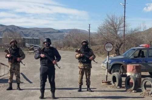 Azad edilmiş ərazilərə icazəsiz keçmək istəyən dörd nəfər saxlanılıb