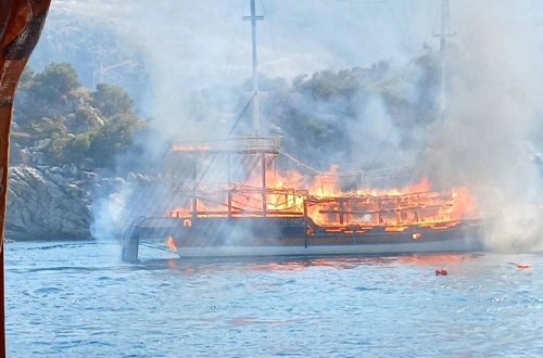 Türkiyədə turist gəmisində baş verən yağında xəsarət alanların sayı artıb - YENİLƏNİB