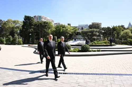 Prezident İlham Əliyev Bakıda əsaslı şəkildə yenidən qurulan Nərimanov parkının açılışında iştirak edib - YENİLƏNİB