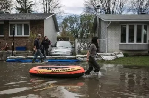Kanadada rekord miqdarda yağıntı baş verib