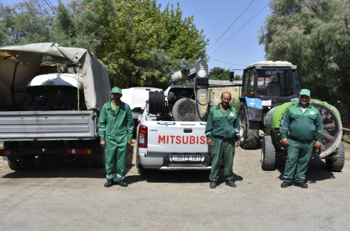 Bölgələrdə fermerlərə səyyar xidmət göstərilir