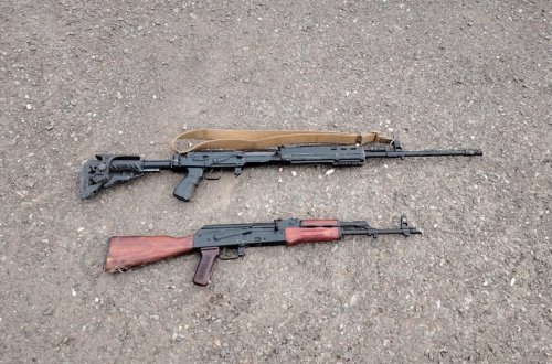 İşğaldan azad olunan ərazilərdə pulemyot, avtomat və qumbaralar tapılıb