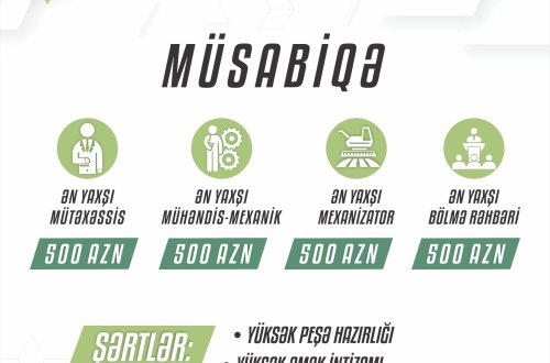 Respublikada taxıl biçini ilə bağlı müsabiqə elan edilib