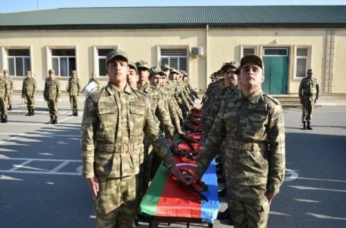 Azərbaycanda müddətli həqiqi hərbi xidmətə iyul çağırışı başa çatıb