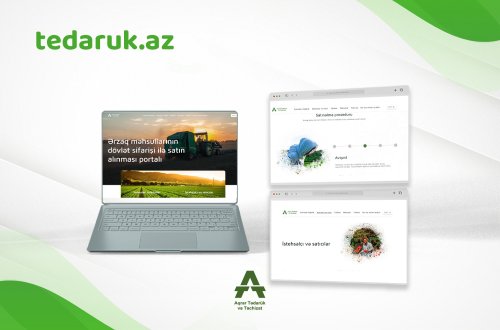 Bugündən ərzaq məhsullarını satmaq niyyətində olan istehsalçı və satıcıların “tedaruk.az” portalında təkliflərini yerləşdirməsi prosesinə başlanılır