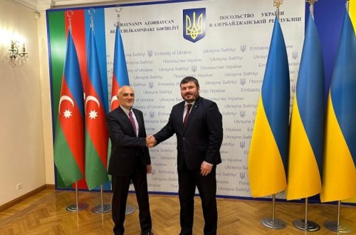 GUAM-ın Baş katibinin Ukrayna səfiri ilə müzakirə etdiyi mövzular açıqlanıb