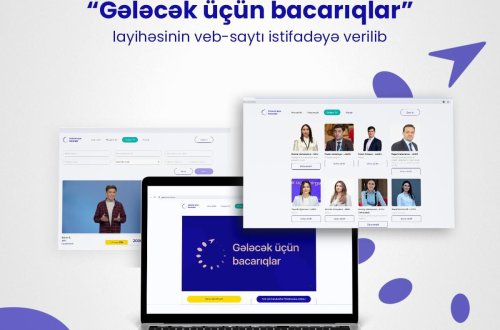 “Gələcək üçün bacarıqlar” layihəsinin veb-saytı istifadəyə verilib