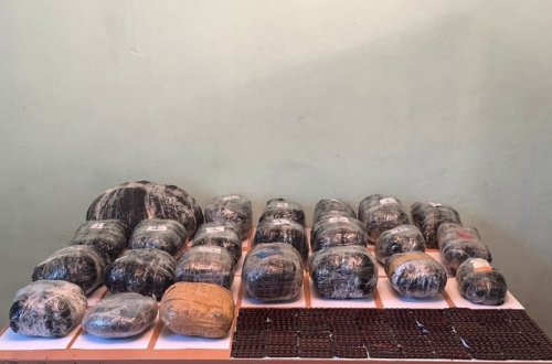 İrandan Azərbaycana 25 kq-dan çox narkotikin keçirilməsinin qarşısı alınıb