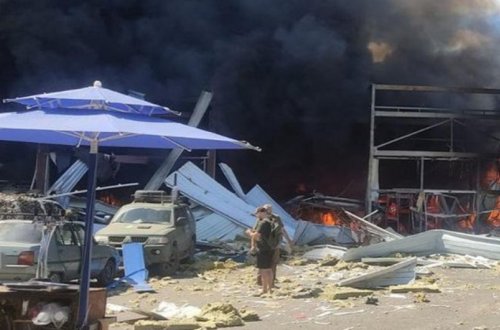 Ukraynanın Konstantinovka şəhəri atəşə tutulub: 10 nəfər ölüb, 35 nəfər yaralanıb