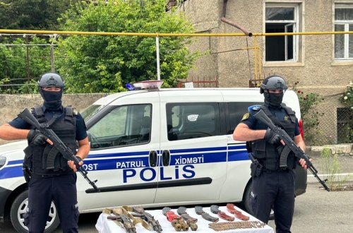 Xankəndidən son bir həftə ərzində 38 avtomat, 69 qumbara aşkarlanıb