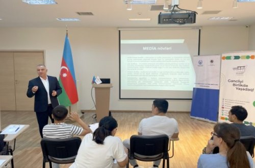 “Avropa mediasında feyk məlumatlara qarşı mübarizə” layihəsi çərçivəsində təlimlər keçirilib – FOTOLAR