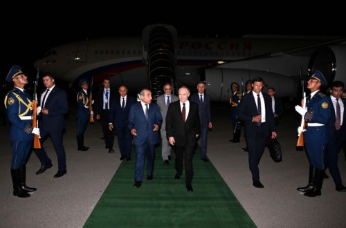 Rusiya Prezidentinin Azərbaycana səfəri başladı - VİDEO