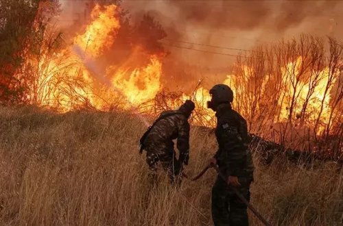Yunanıstanda bir həftədir yanğın nəzarət altına alına bilmir