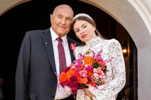 81 yaşlı alman milyonçu 26 yaşlı rus qızla evlənib (FOTO)