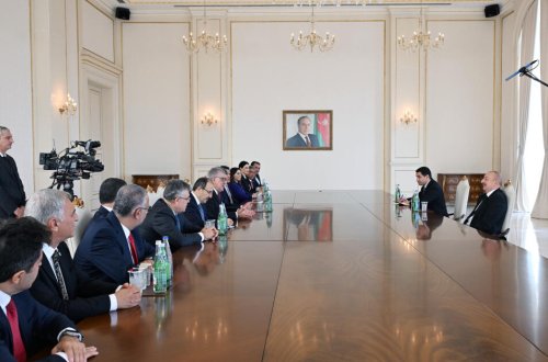 İlham Əliyev Şamil Ayrımı qəbul edib - FOTO