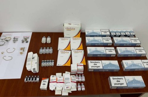 Azərbaycana qanunsuz dərman, siqaret və qızıl-zinət əşyalarının gətirilməsinin qarşısı alınıb