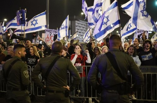 İsraildə iğtişaşlardan sonra etiraz aksiyasında 29 nəfər saxlanılıb