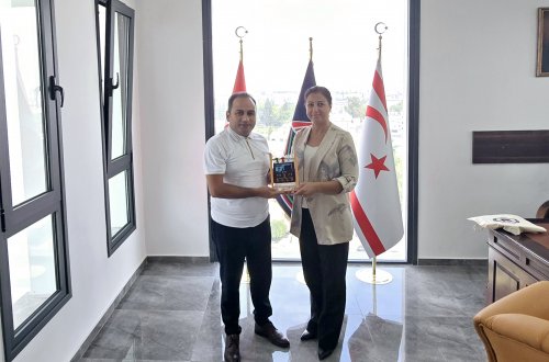 Dünya Barış Universitetinin rektor vəkili ASGA sədrini qəbul etdi - FOTOLAR