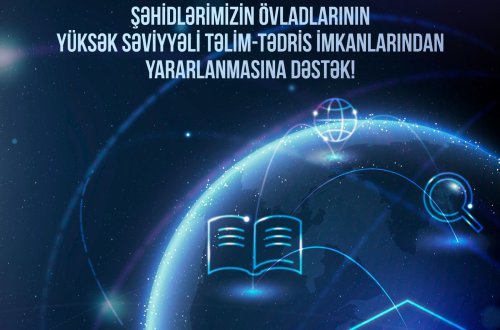 “YAŞAT” Fondunun şəhidlərimizin övladlarına dəstək tədbirləri davam etdirilir
