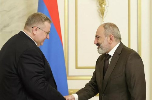 Paşinyan və Overçuk Ermənistan-Rusiya münasibətlərinin gündəliyini müzakirə ediblər